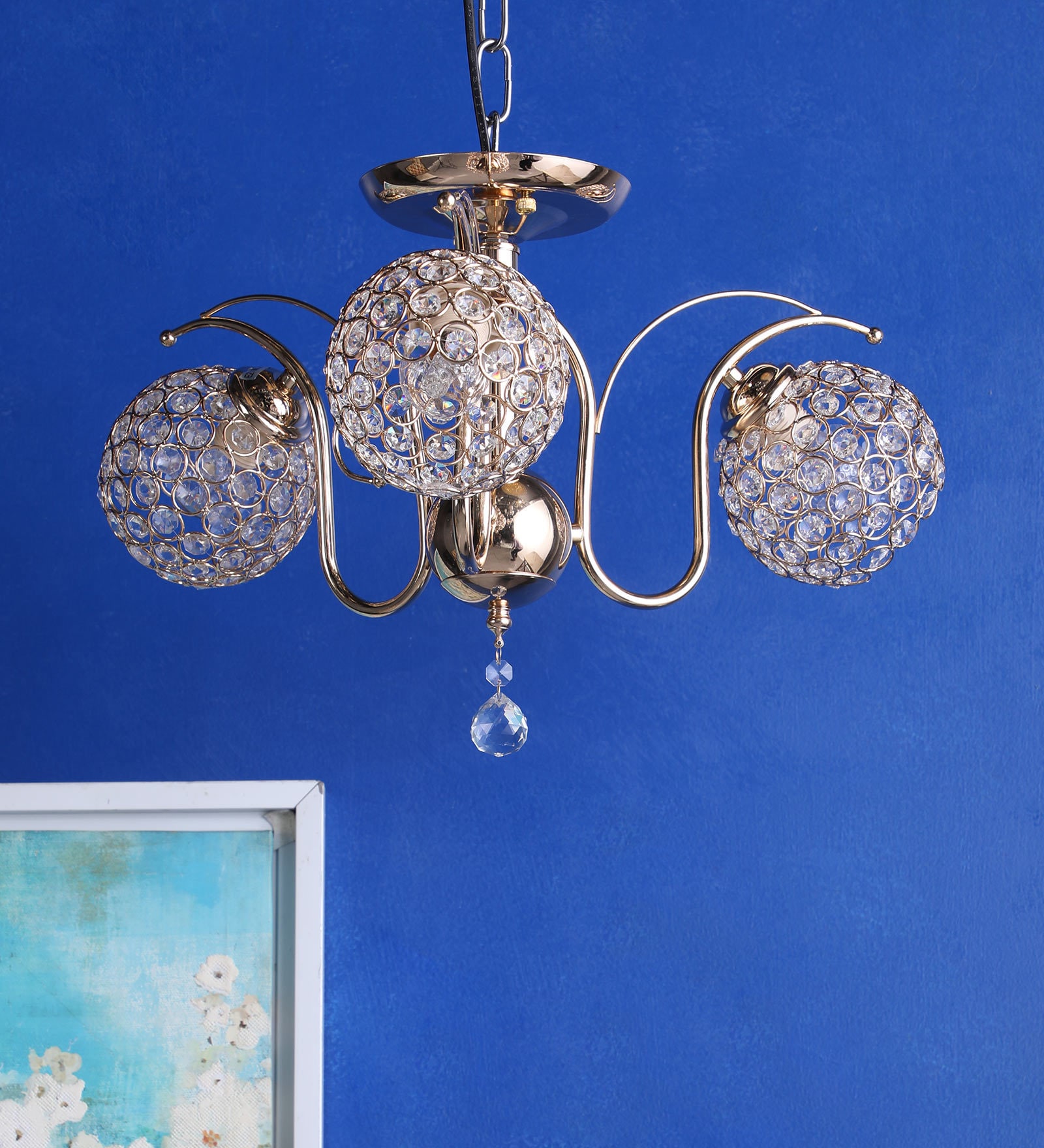 Buy Shubra Gold Crystal Globe Chandelier By Stello At Off By Stello