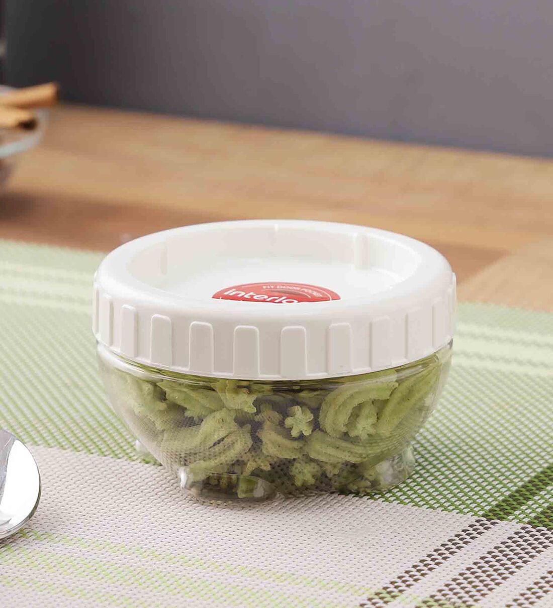 Buy Interlock Ml Transparent Plastic Food Storage Container With