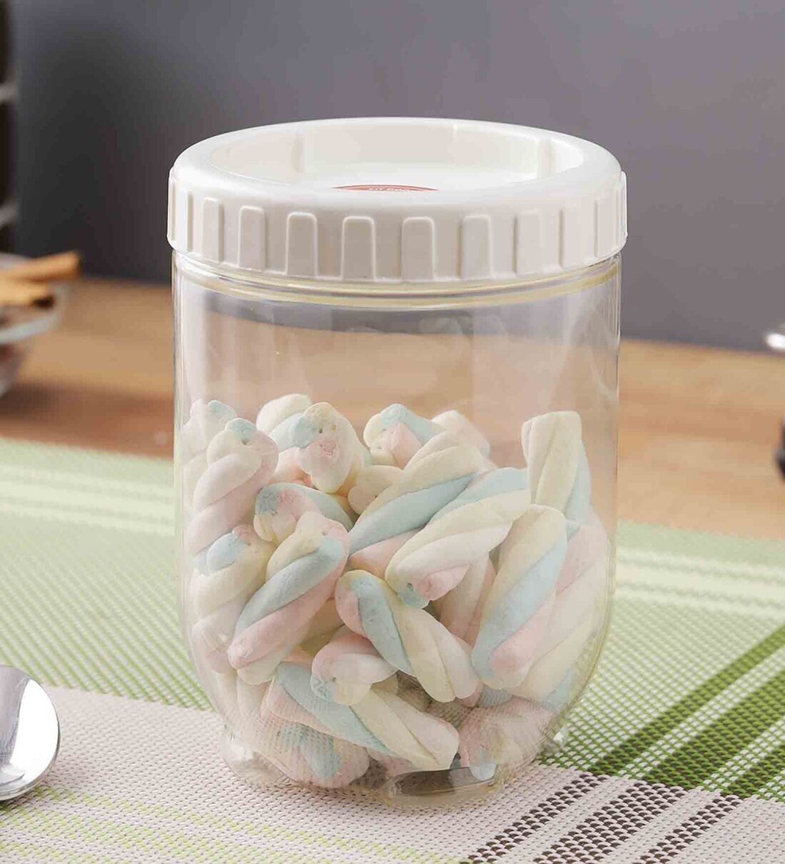 Buy Interlock Ml Transparent Plastic Food Storage Container With