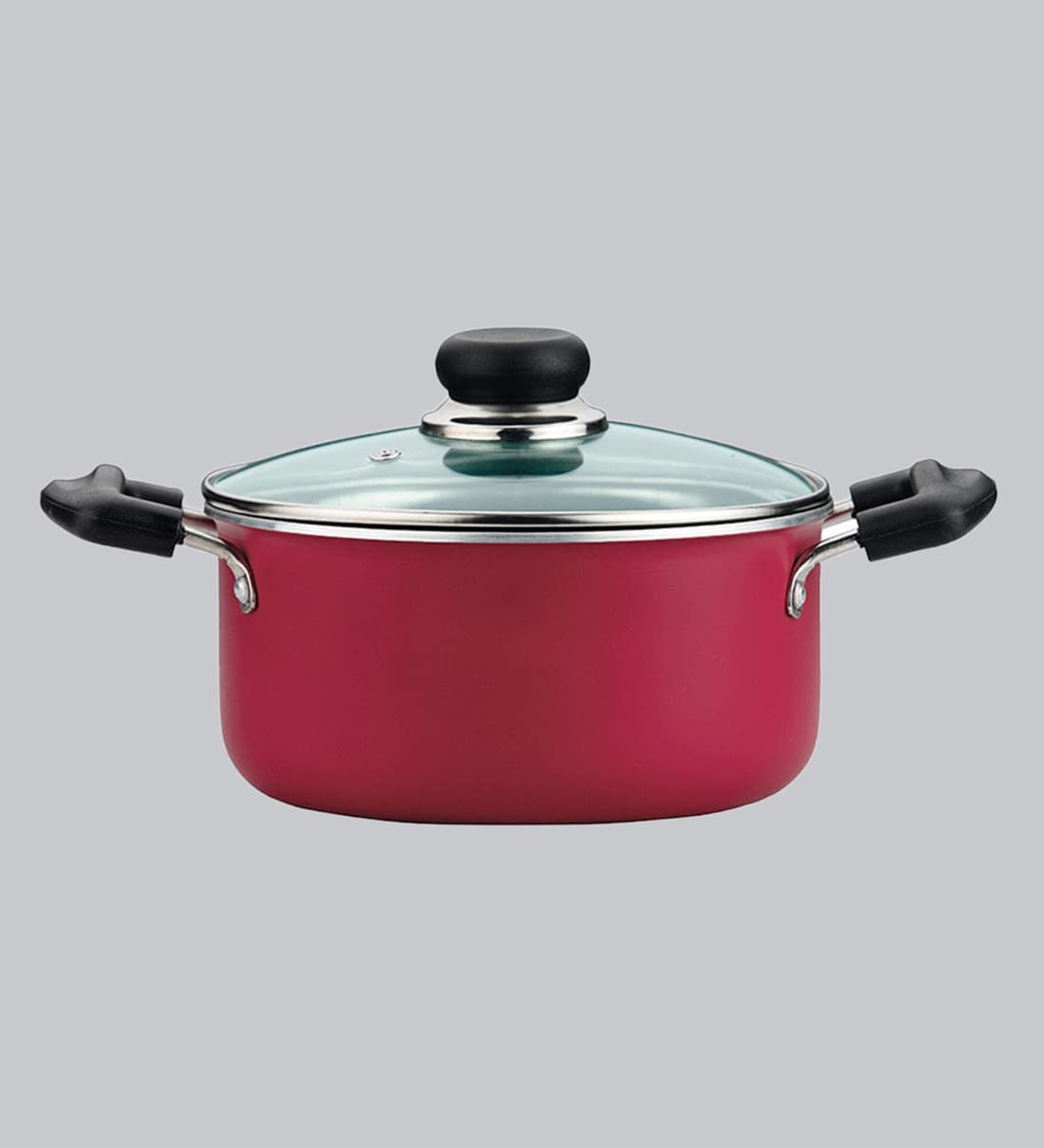 Buy Zest Non Stick Induction Base 3 Mm Cooking Pot With Lid By Vinod