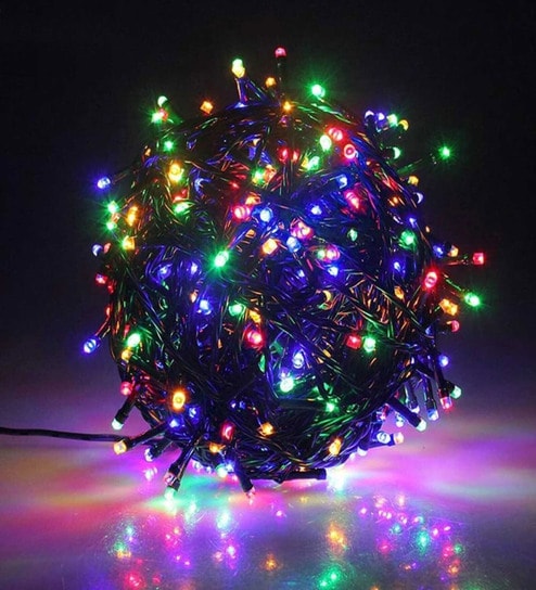 Multicolour 10 Meter 8 Mode Plug-In LED String Light