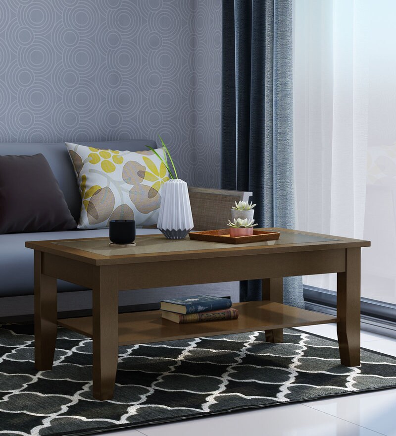Buy Alster Coffee Table With White Marble Top By Durian Online