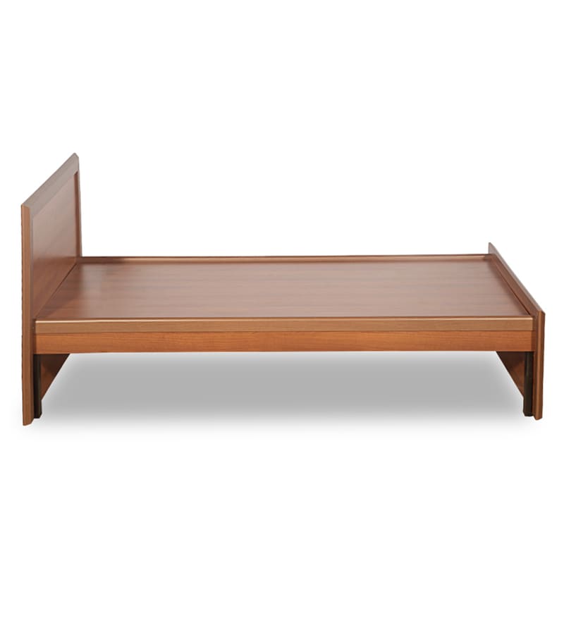 Buy Adriana Single Bed in Walnut Finish by Godrej Interio Online