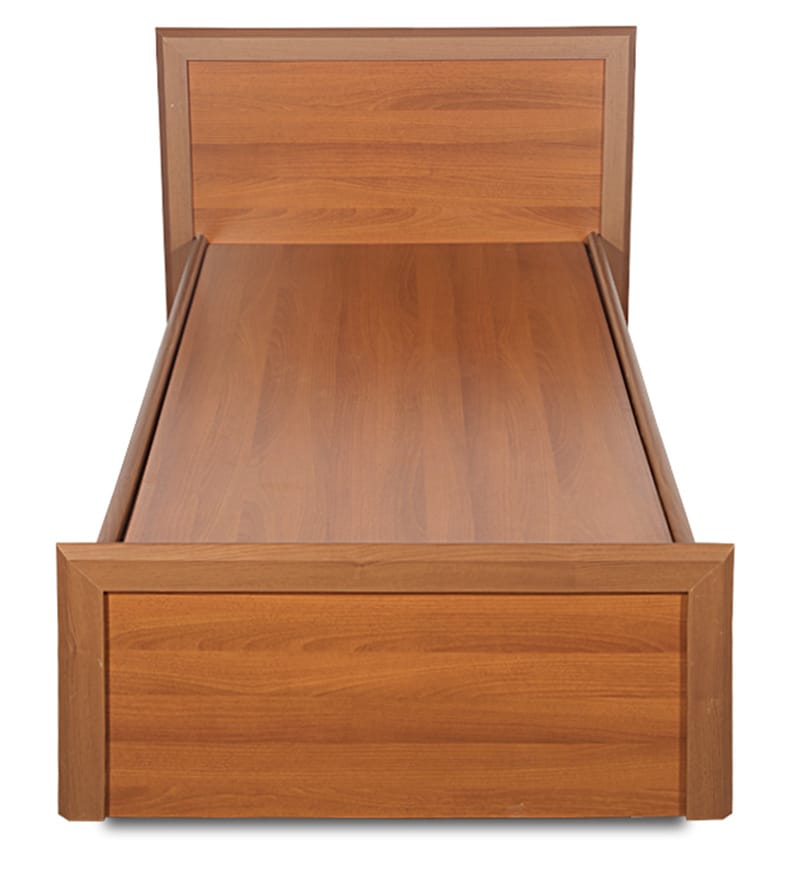 Buy Adriana Single Bed in Walnut Finish by Godrej Interio Online