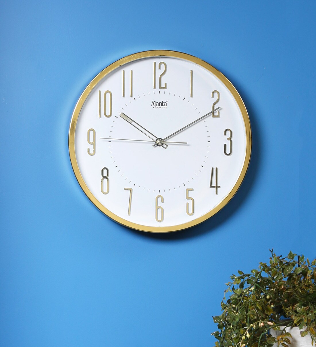 Buy White Plastic Contemporary Wall Clock By Ajanta at 2 OFF by Ajanta
