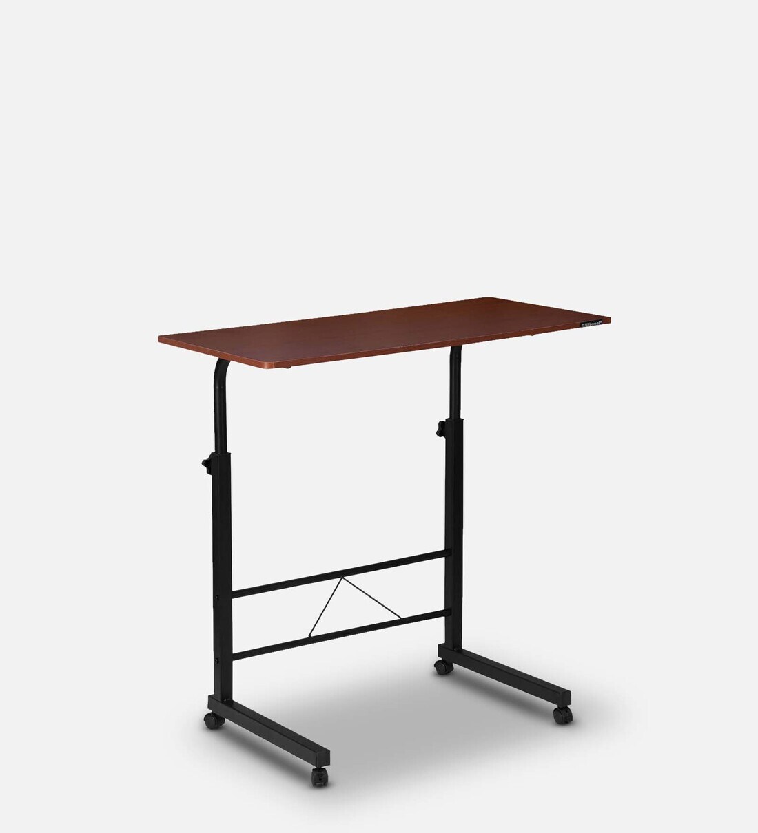Buy Allay Height Adjustable Portable Table in Teak Colour Online Portable Tables Study