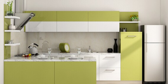 U Shaped Modular Kitchen Design With Window alexandra u shaped modular kitchen designed in bwr ply with dark citrus acrylic