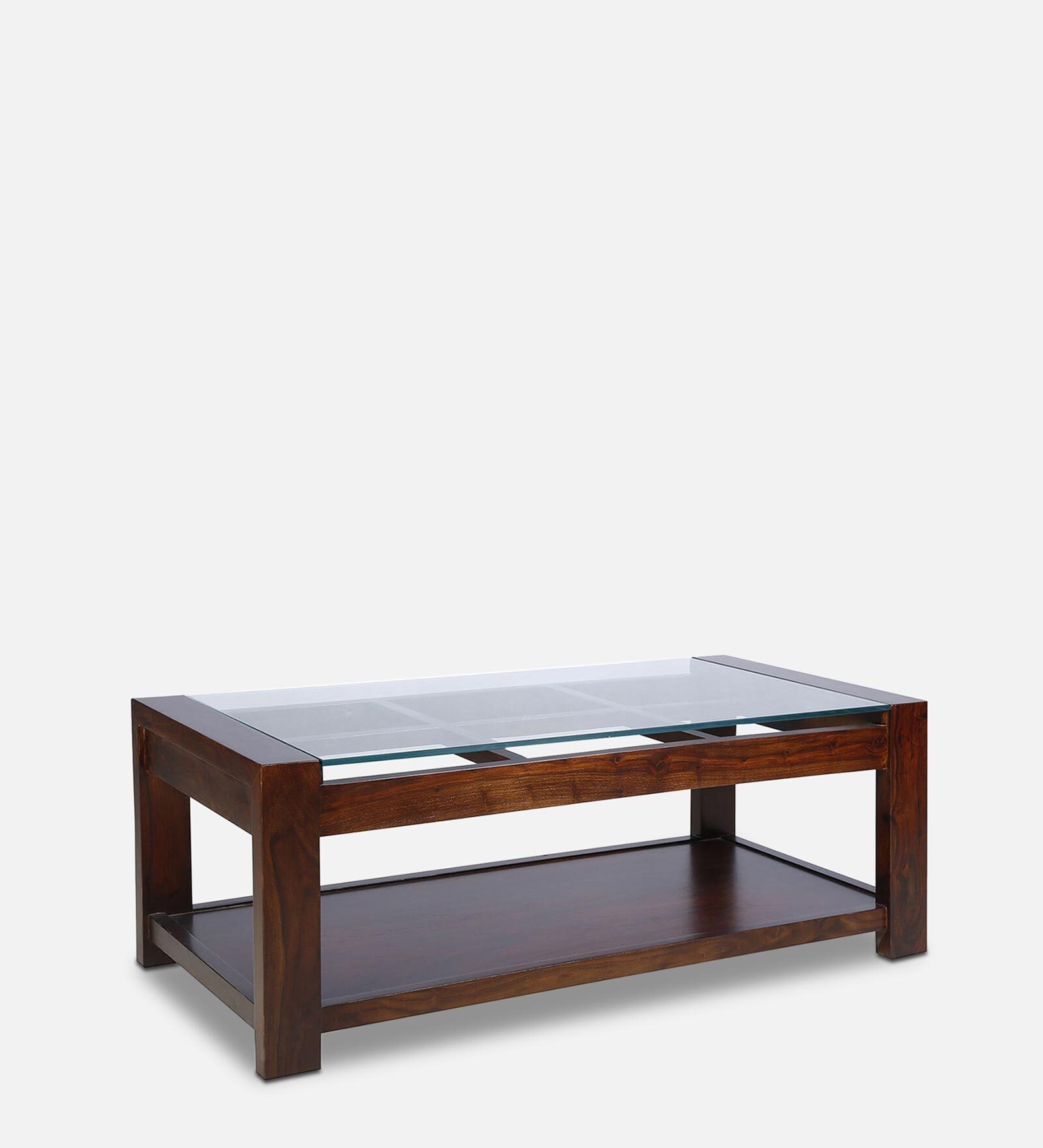 Buy Aqua Glass Top Coffee Table in Walnut Colour at 66 OFF by HomeTown
