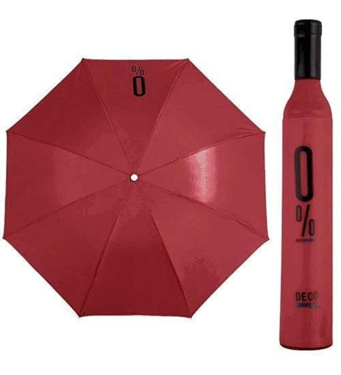 Assorted Nylon Bottle Shaped Umbrella, By Regalo