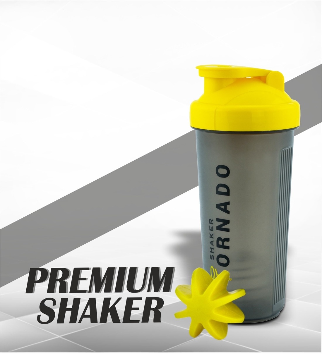 Assorted Tornado 700ml Plastic Shaker Bottle, By Trueware 