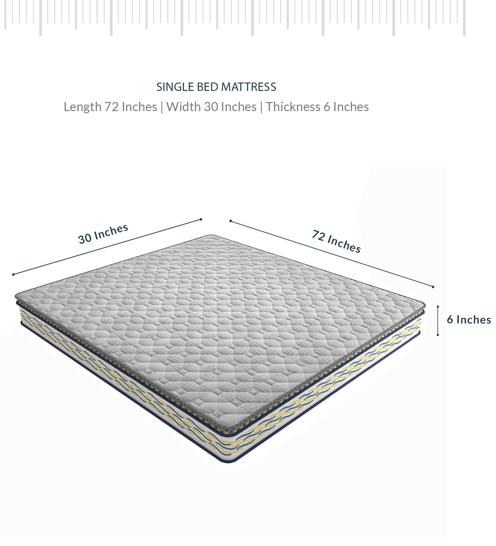 centuary mattress single cot