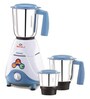 Bajaj Maxio 500W Mixer Grinder with 3 Jars in White Blue Colour