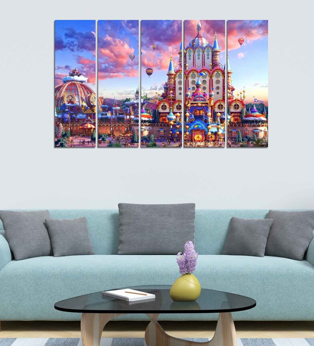 Buy Beautiful Fort Wood Framed Velvet Laminated Art Print by Wens at 37 OFF by Wens Pepperfry