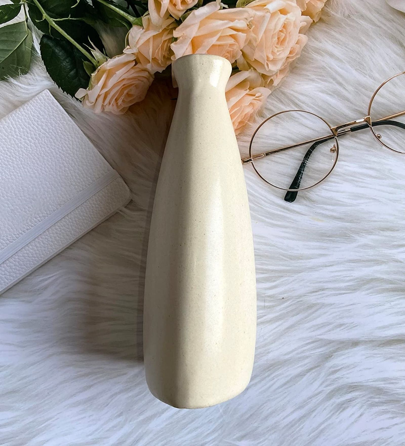 Buy Beige Ceramic Modern Table Vases By La Dimora Selections at 53 OFF