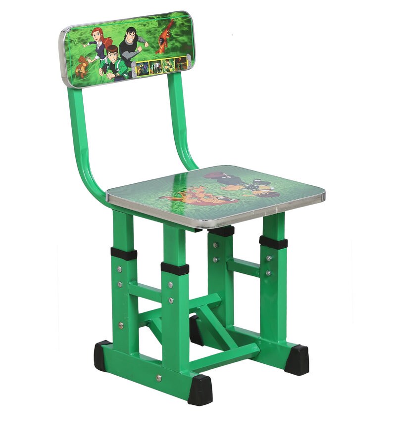 Buy Ben10 Kids Study Table & Chair Set in Green Color by ...