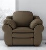 Durian Berry Leatherette 1 Seater Sofas in Grey Colour