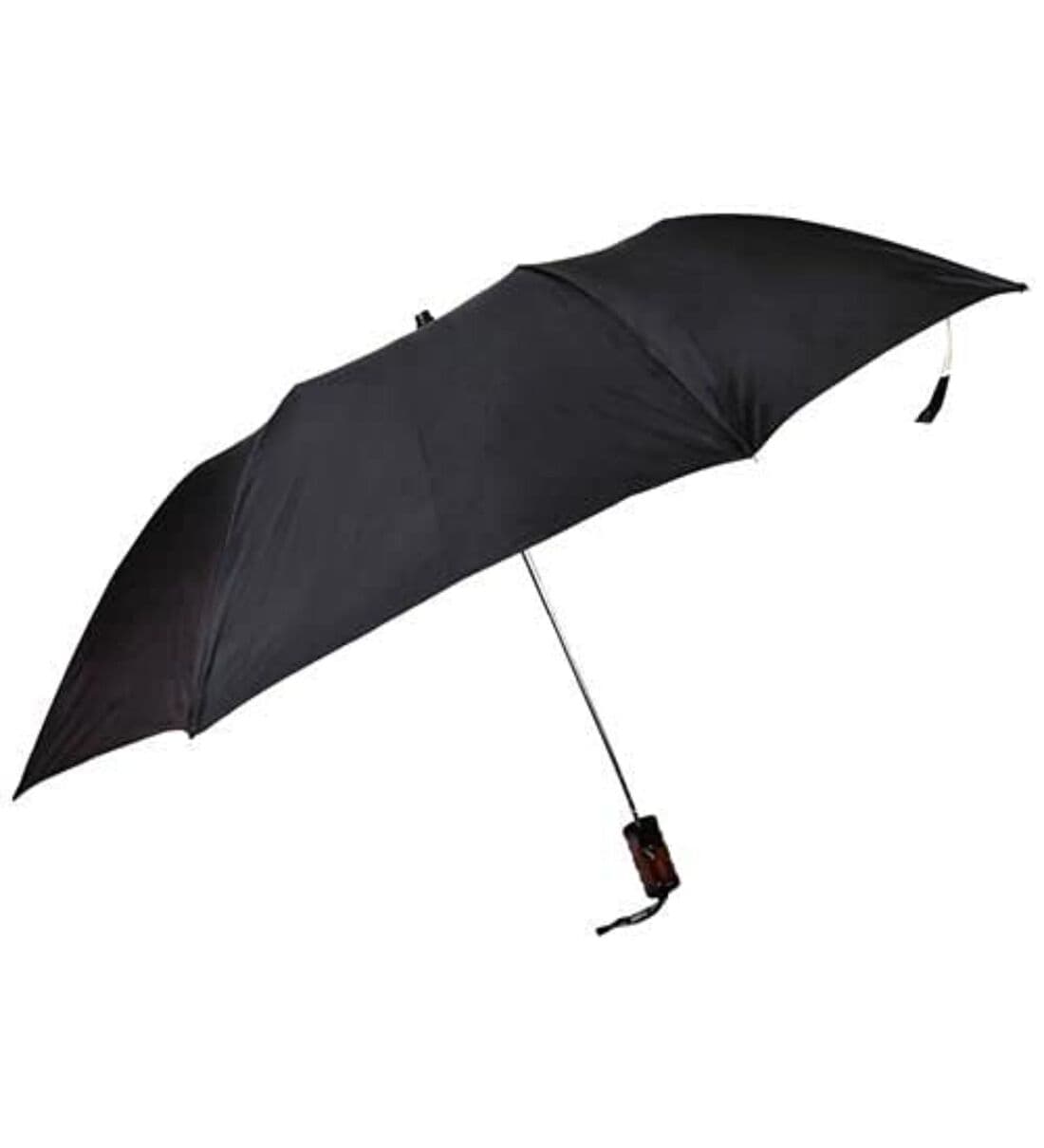  Black Polyester UV Coated 2 Fold Umbrella, By The Purple Tree