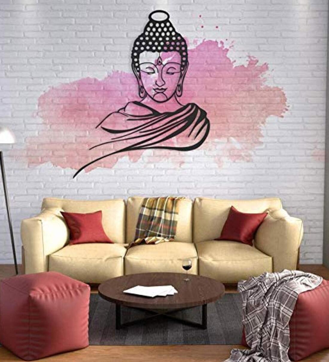 Buy Black Steel Lord Buddha Wall Art at 19 OFF by WallCentre Pepperfry
