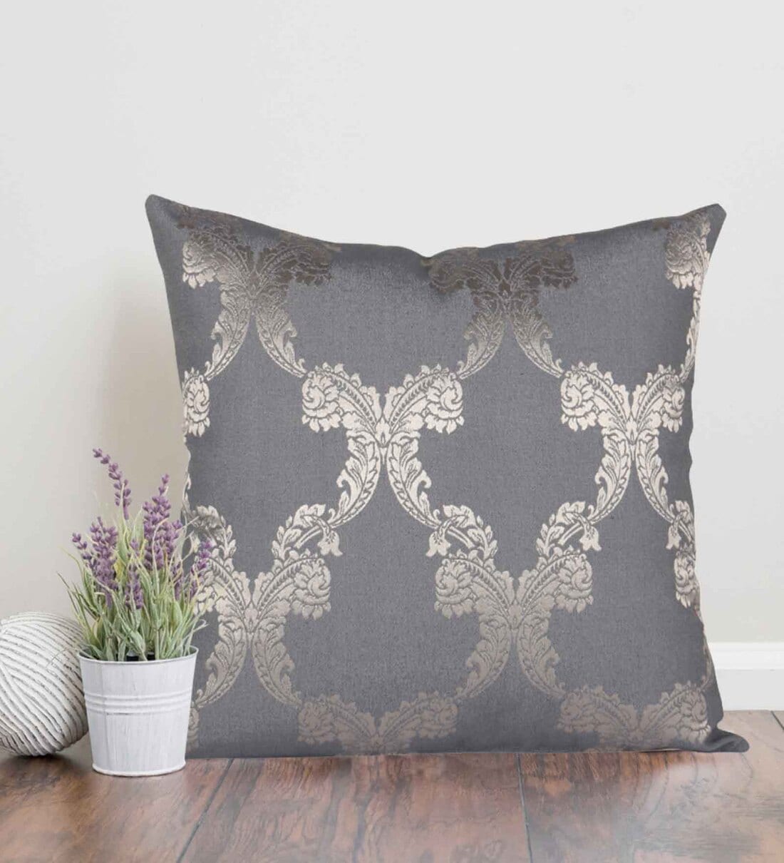 Buy Blue Traditional Cotton 18 x 18 Inch Cushion Cover by Sivya by Home