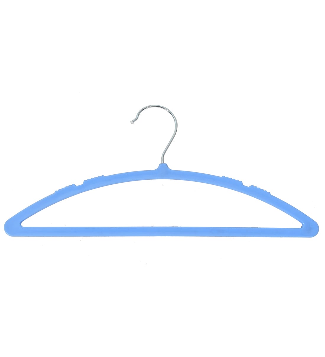 Buy Blue Plastic 1 Hook Cloth Hangers (Set Of 18) By Kuber Industries Online Cloth Hangers