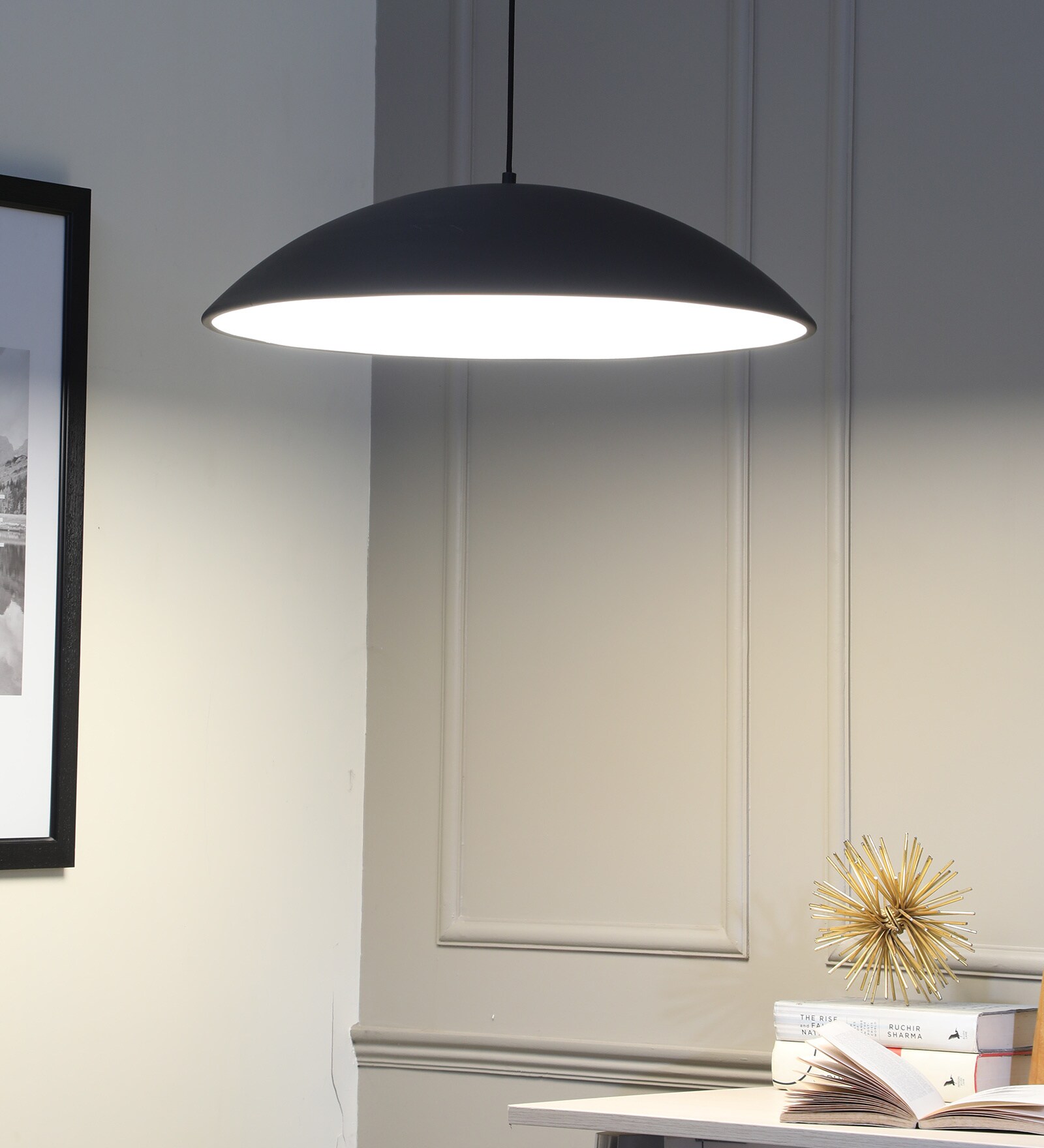 Buy Triad Black Aluminium LED Ceiling Lights by Wipro Online ...