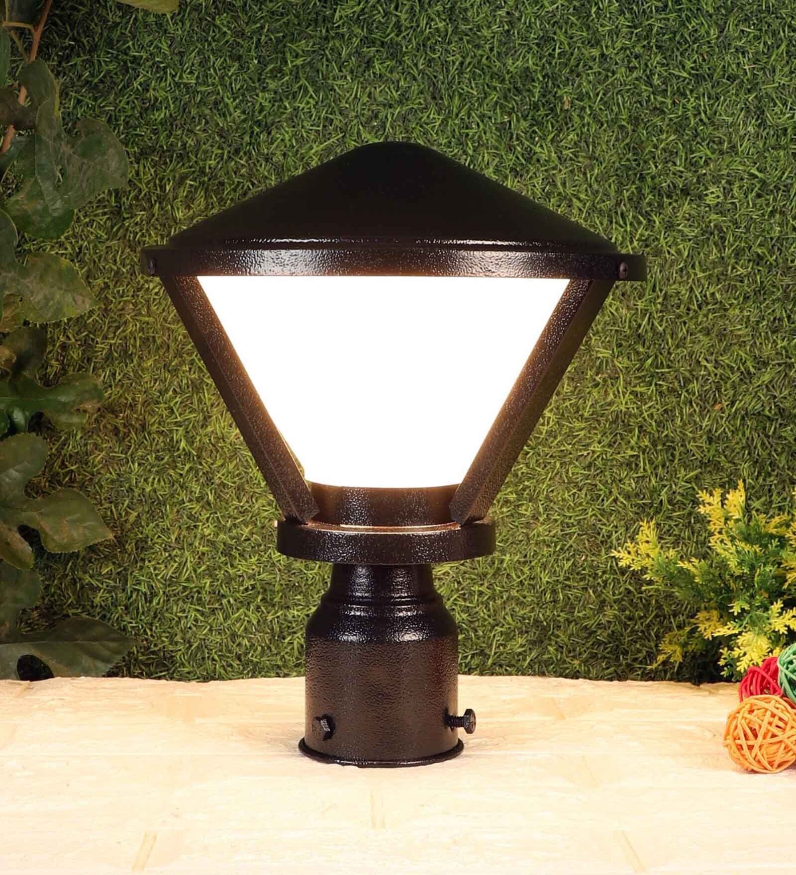 Buy Skylar Black Iron Gate Light by Eliante by Jainsons Lights Online Gate Lights Outdoor