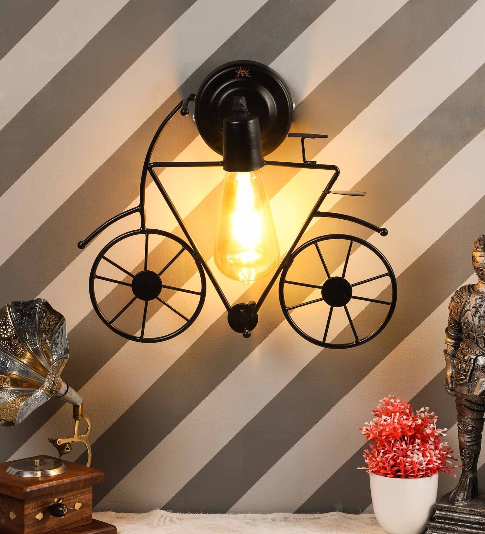 Buy Royal Black Iron Novelty Wall Light by DecorativeRay Online