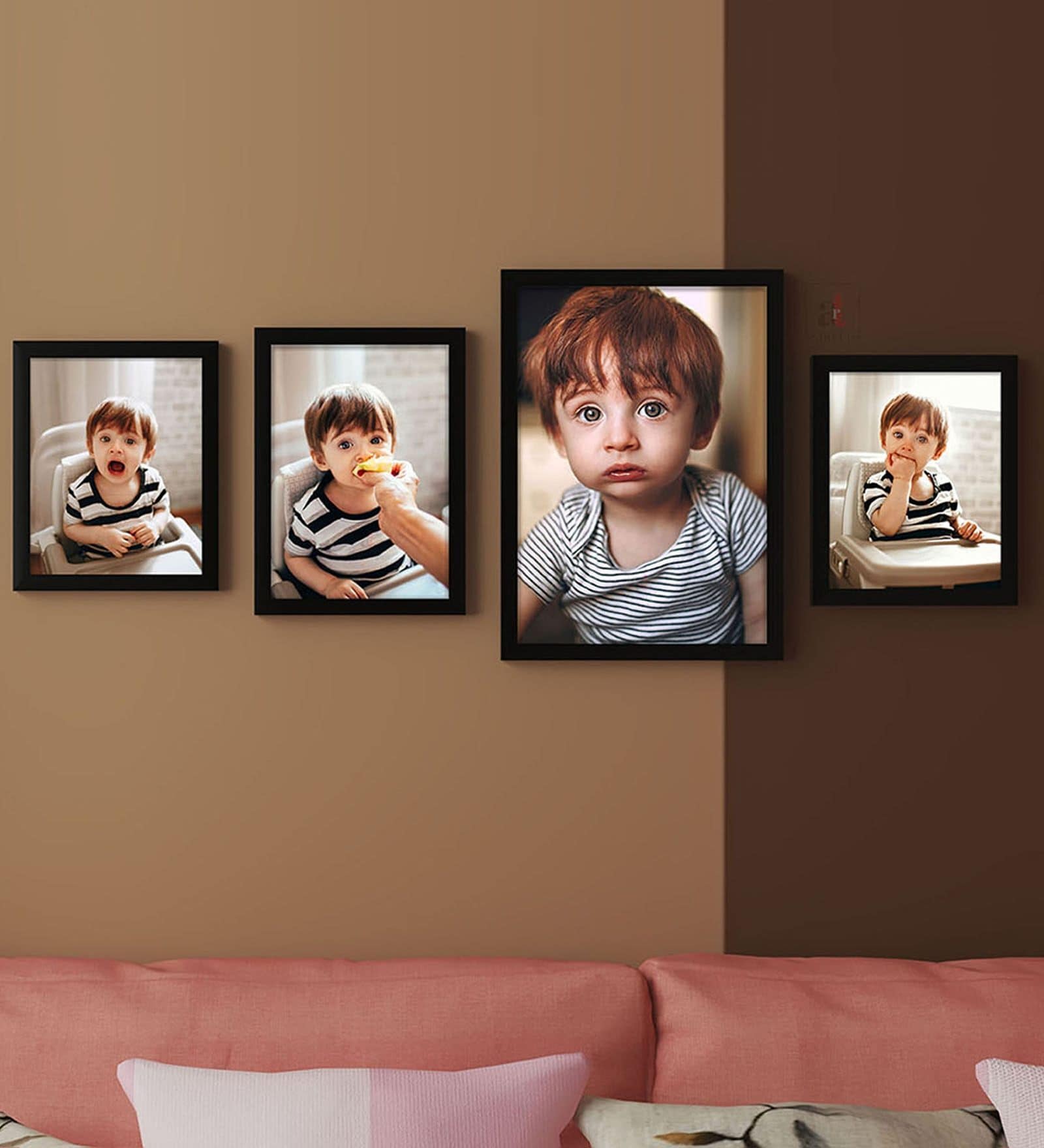 Buy Black Synthetic Wood (Set of 4) Photoframes by Art Street at 68% ...