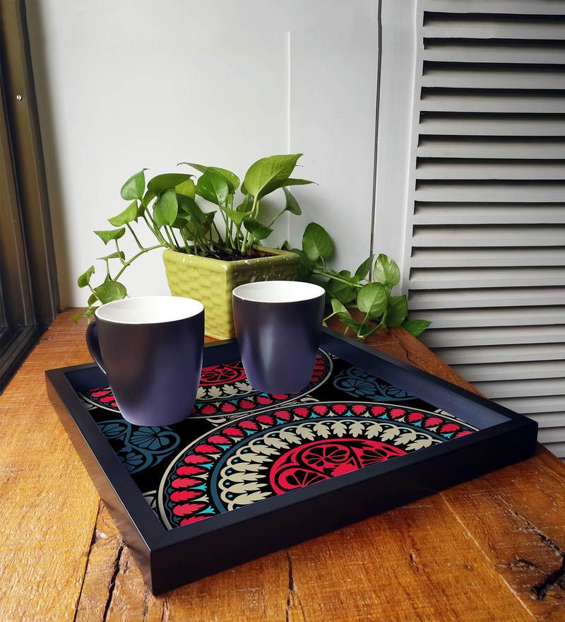 Buy Black Gold Ceramic Blake Bowl With Stand By Hometown Online