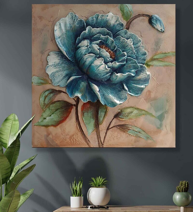 wall painting rose