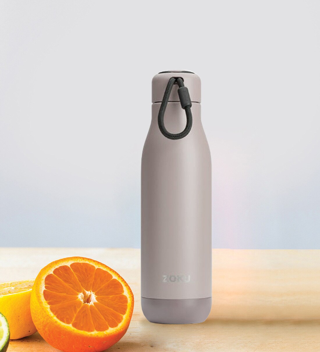 Buy Brown 750ml Grey Stainless Steel Bottle Online Bottles Bottles