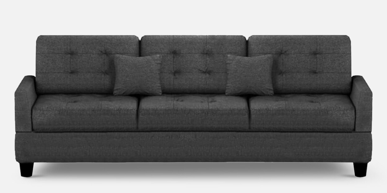 Buy Brensto 3 Seater Sofa In Dark Grey Colour Online Contemporary Sofa Sets Sofa Sets