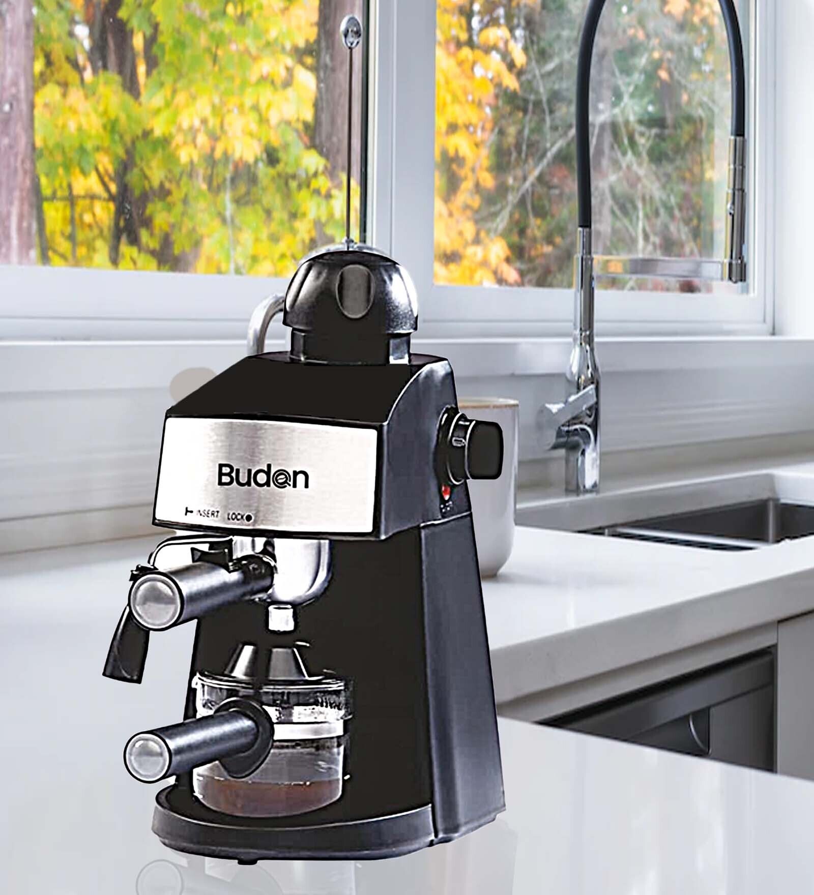 Buy Budan Solo Steamer Espresso Machine (Black) at 57 OFF by BUDAN