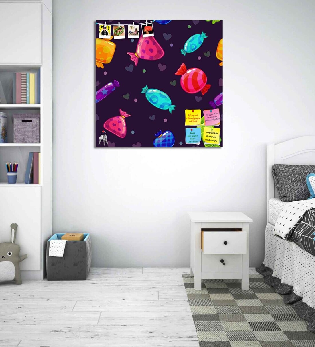 Buy Candy Cartoon Cork Board Pin Board in Multicolour Online - Pin ...