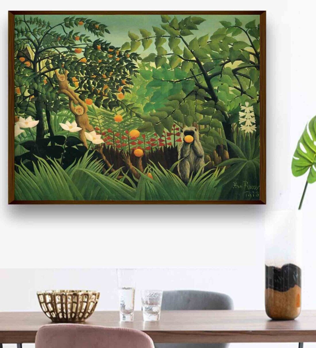 Buy Canvas Framed Stretched UV Digital Art Print By The House Art at 24