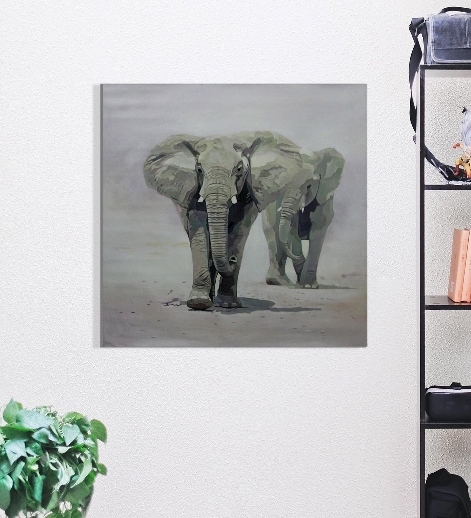 Buy Canvas 32 x 32 Inch Unframed Handpainted Art Painting by Fizdi Art