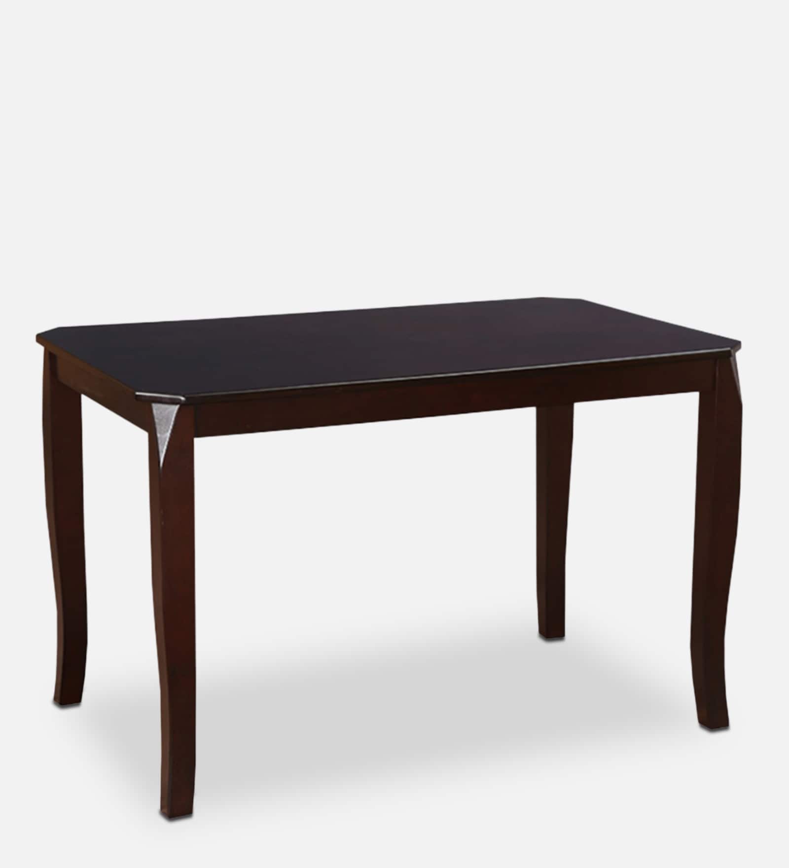 Buy Cardiff Solid Wood 4 Seater Dining Table Online Contemporary 4