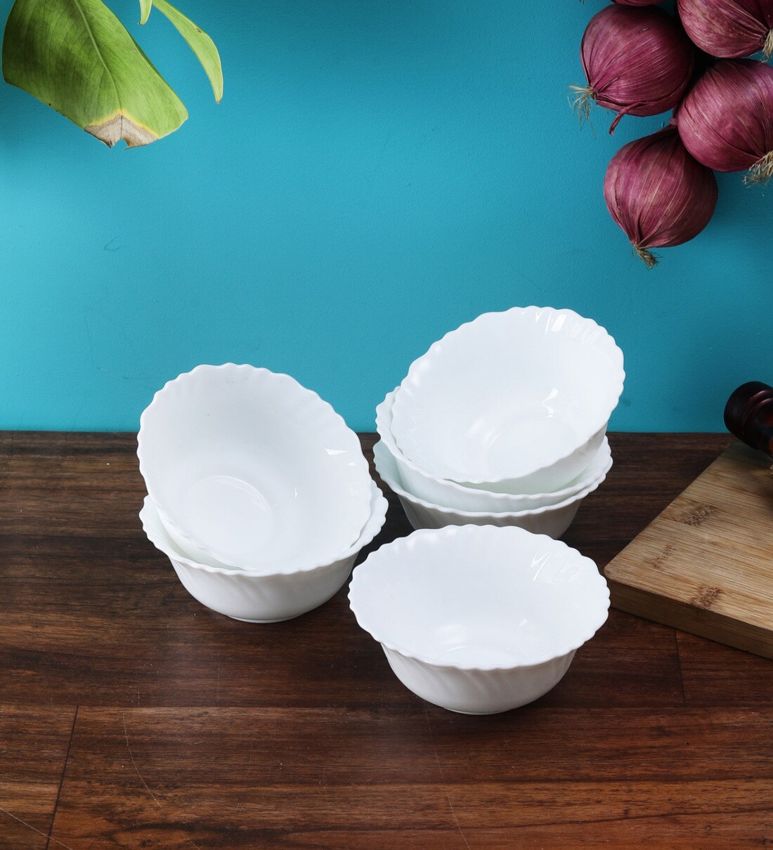 Buy Classic White Opalware (Set of 6) Dinner Bowl Online Dinner Bowls