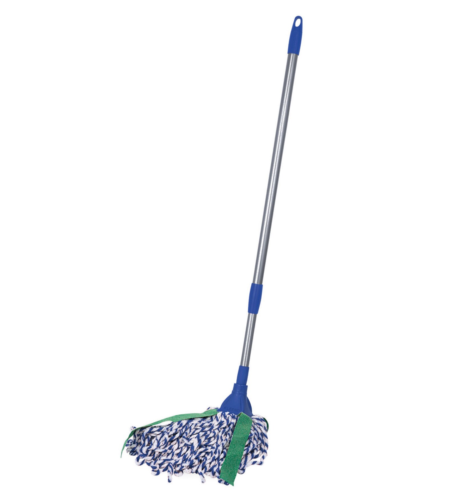 Buy Cello Kleeno Blue Round Telescopic Looped Cotton Mop with Scruby Online Mops Mops Home