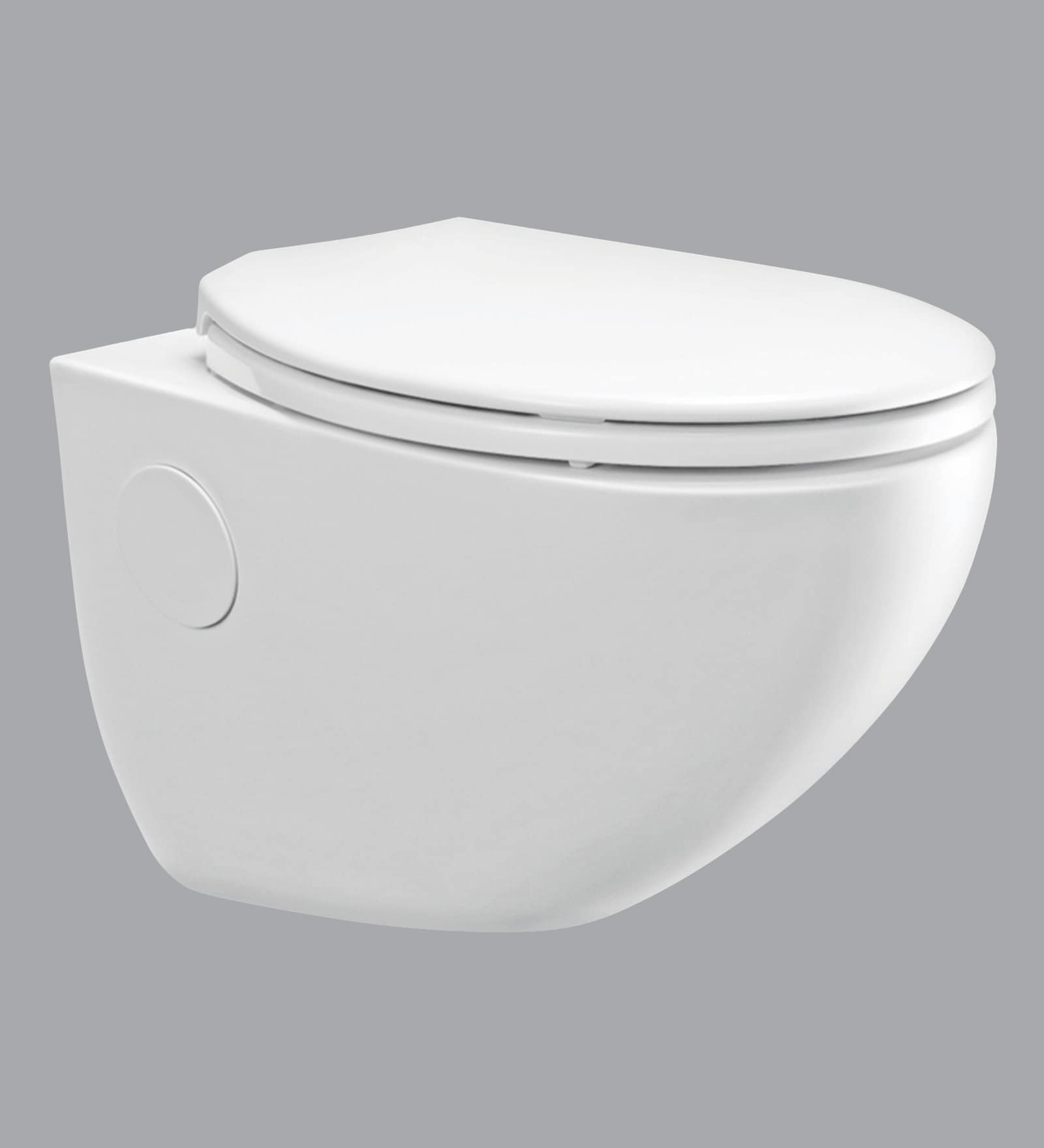 Buy Ceramic White Wall Mounting Water Closet (Length: 21, Width: 15 ...