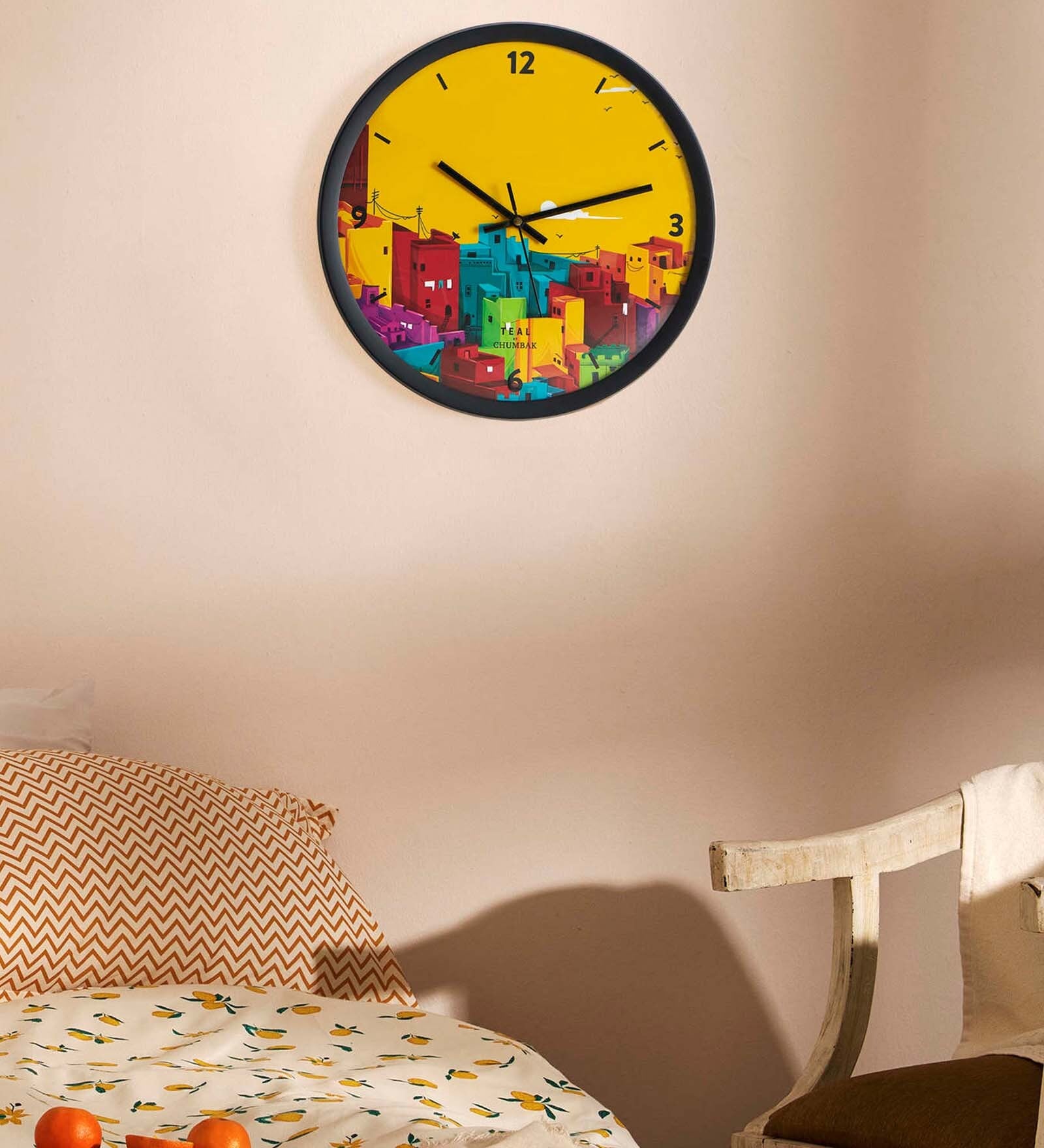 Buy City Life Wall Clock In Black By Chumbak Online Modern Wall