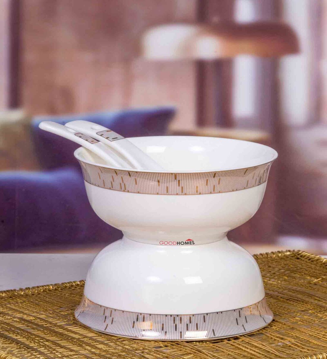 Buy Classic Glass Dinner Bowl (Set of 6) by Goodhomes at 35 OFF by