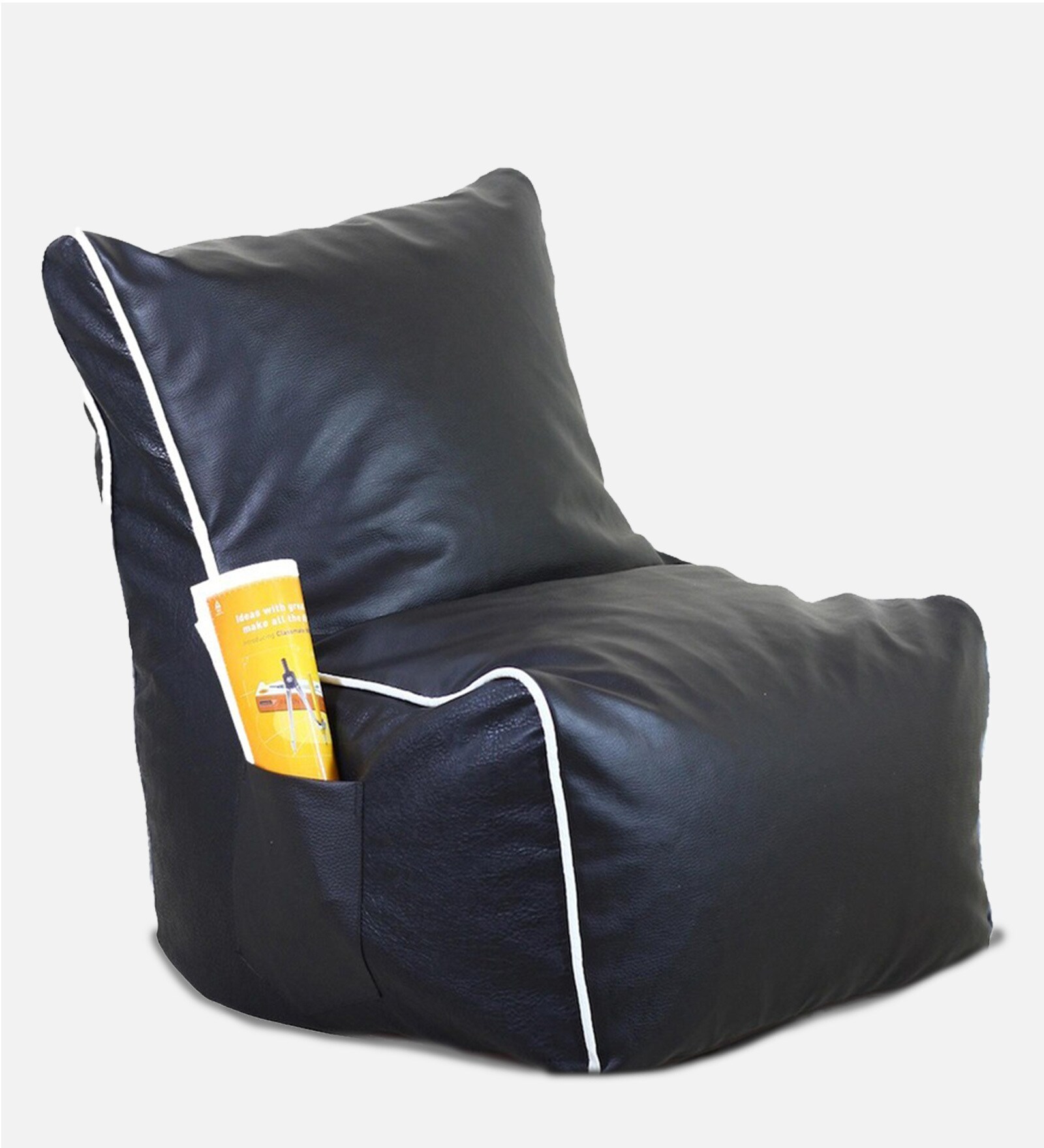Buy Classic XXL Chair Bean Bag Cover in Black & White Colour at 25 OFF
