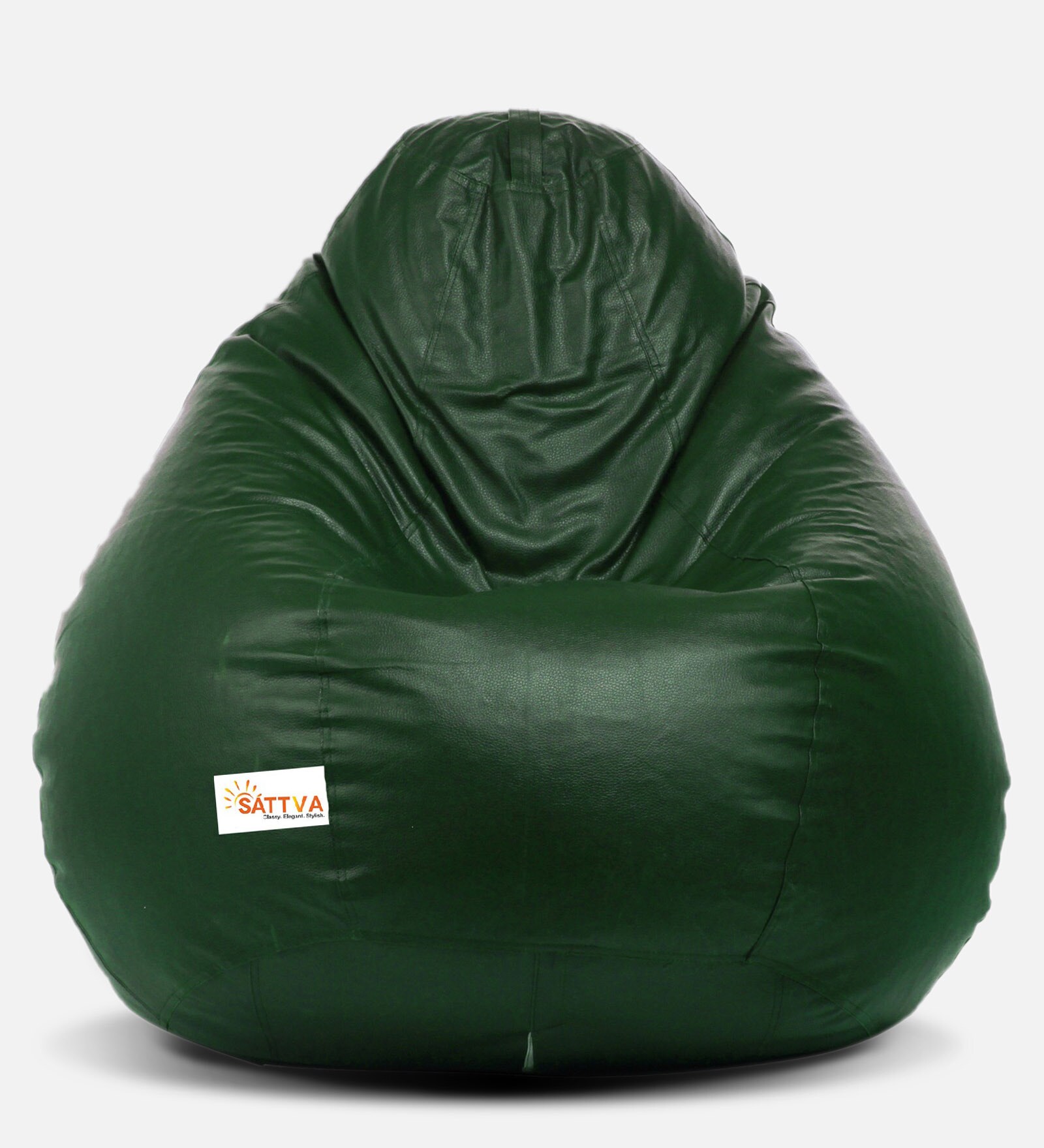 Buy Classic XXXL Bean Bag with Beans in Dark Green Colour Online Bean