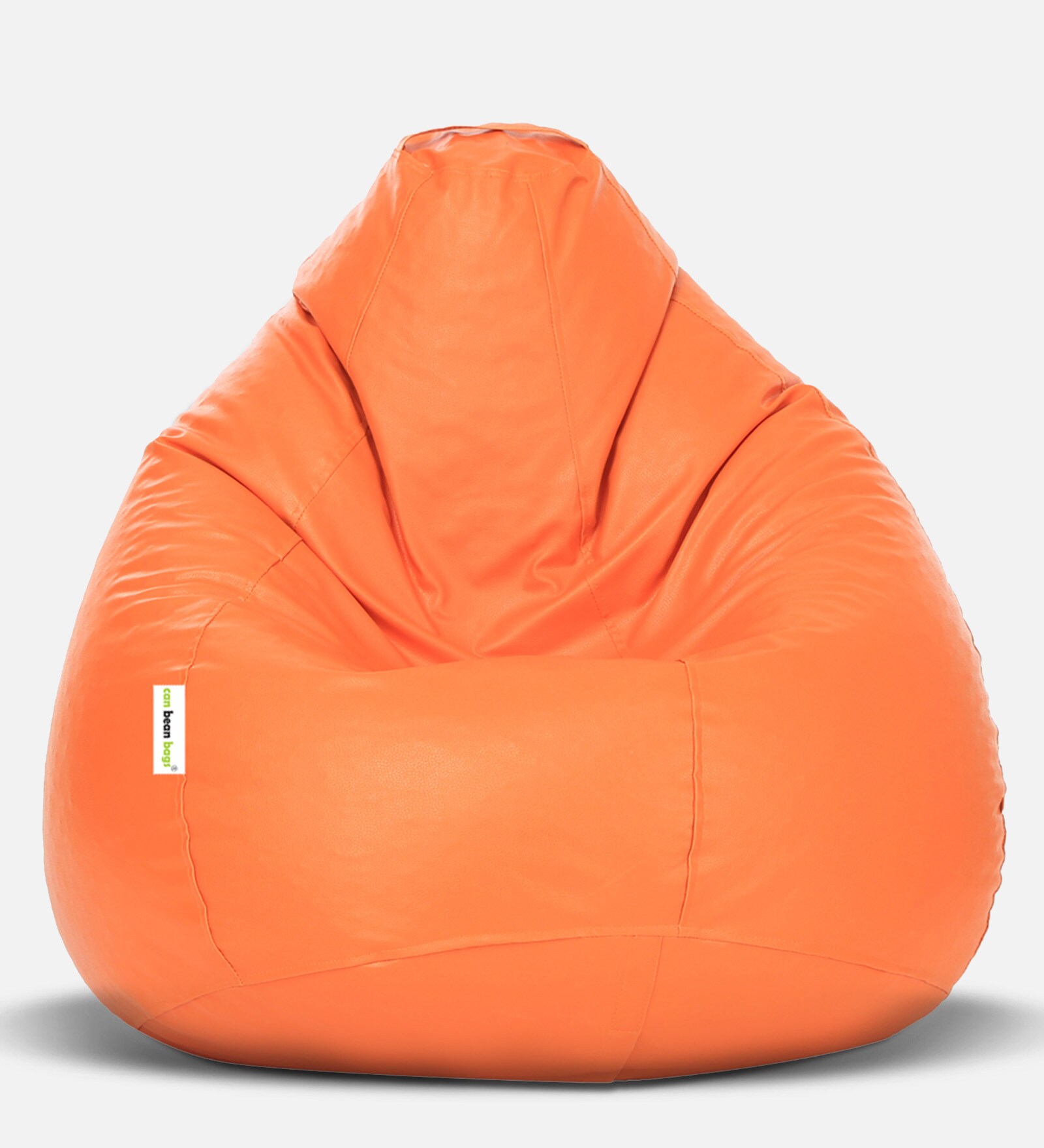 Buy Classic XXXL Bean Bag with Beans in Orange Colour at 48 OFF by