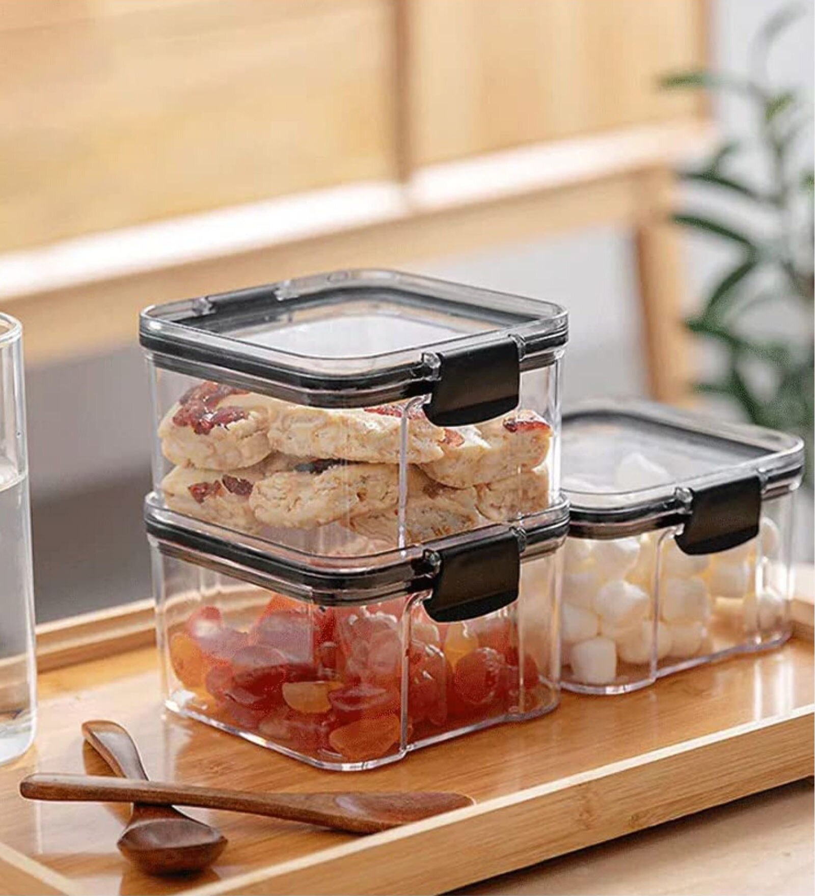 Buy Clip And Lock 700Ml Transparent Plastic Airtight Food Storage