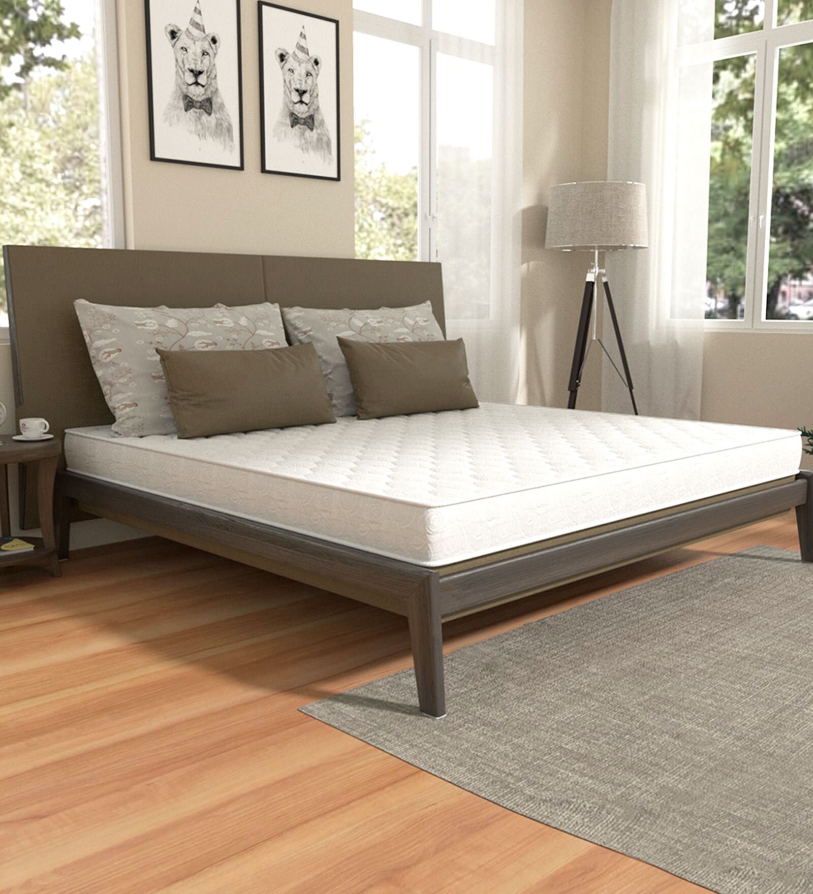 Buy Club Queen Bed Dual Side Usable In a Box Latex Mattress 72x60x8