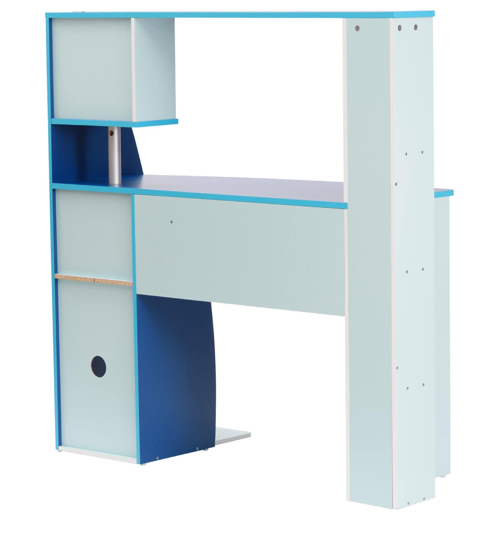 Buy Ayaka Computer Table in Blue Finish by Mintwud Online Study