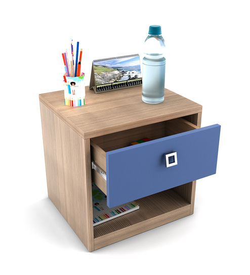 Buy Coral Bedside Table In Drift Wood Finish By Spacewood Online Kids Bedside Tables Kids Furniture Kids Furniture Pepperfry Product