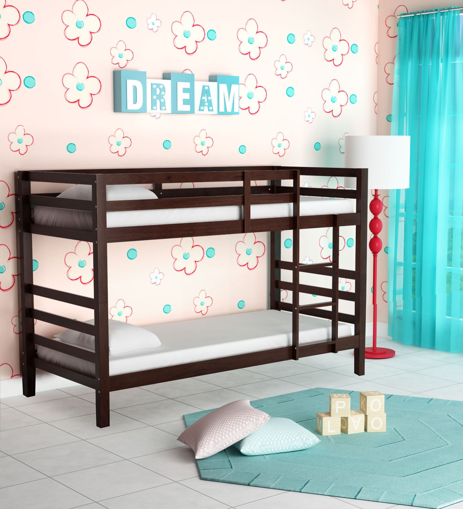 Buy Dave Bunk Bed in Walnut Finish CasaCraft at 1 OFF by Casacraft from Pepperfry Pepperfry